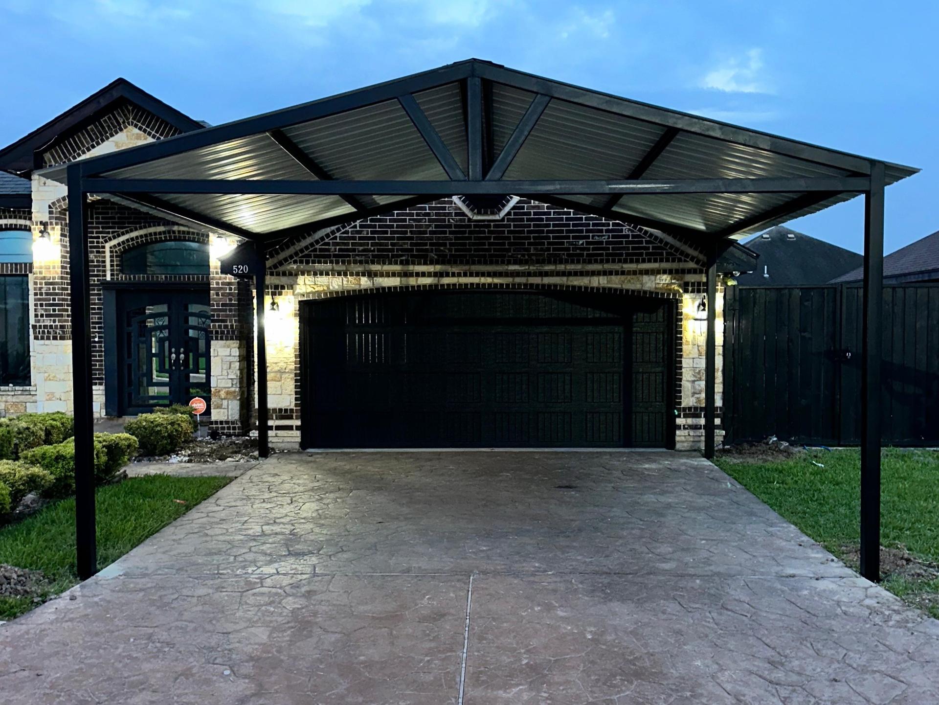 Professional steel car park structure showcasing quality fabrication work