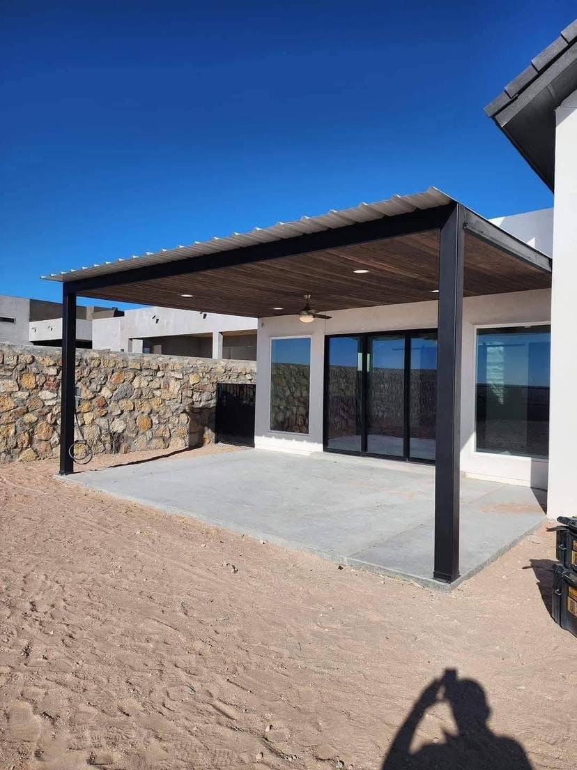 Residential Patio - Residential steel fabrication project